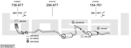 Глушитель BOSAL SYS02327