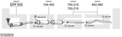 Глушитель BOSAL SYS02676