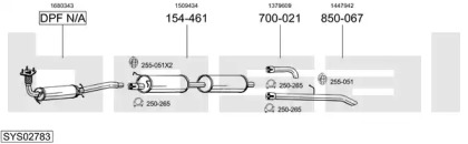 Глушитель BOSAL SYS02783