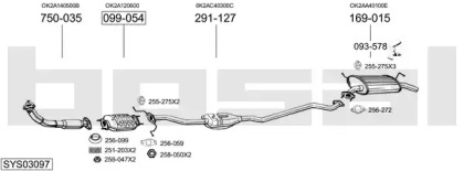 Глушитель BOSAL SYS03097