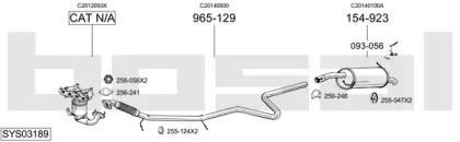 Глушитель BOSAL SYS03189