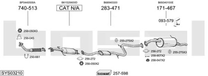 Глушитель BOSAL SYS03210