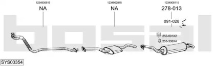 Глушитель BOSAL SYS03354