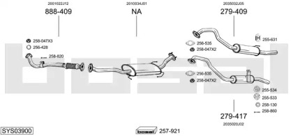 Глушитель BOSAL SYS03900