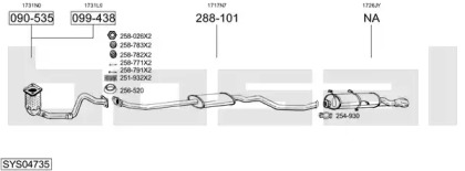 Глушитель BOSAL SYS04735