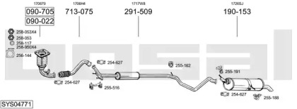 Глушитель BOSAL SYS04771