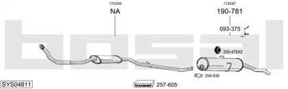 Глушитель BOSAL SYS04811