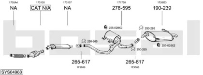 Глушитель BOSAL SYS04968