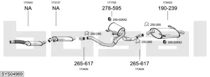 Глушитель BOSAL SYS04969