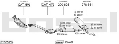 Глушитель BOSAL SYS05559