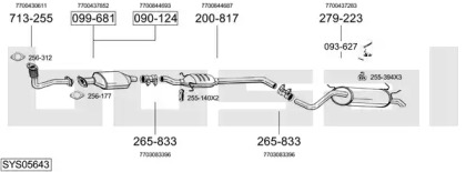 Глушитель BOSAL SYS05643