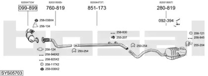 Глушитель BOSAL SYS05703