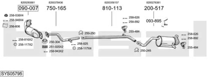 Глушитель BOSAL SYS05795