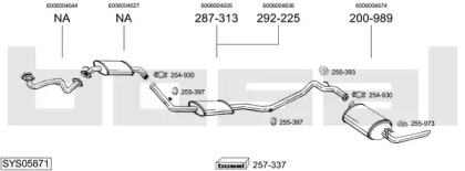 Глушитель BOSAL SYS05871