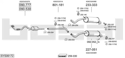 Глушитель BOSAL SYS06172