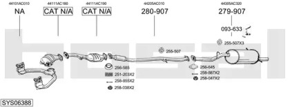 Глушитель BOSAL SYS06388