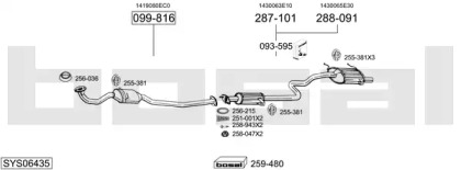 Глушитель BOSAL SYS06435