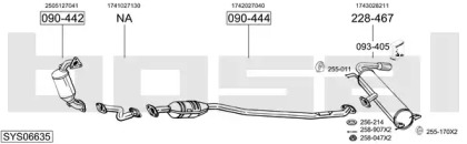 Глушитель BOSAL SYS06635