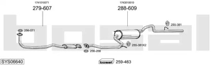 Глушитель BOSAL SYS06640