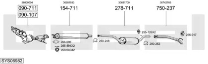 Глушитель BOSAL SYS06982