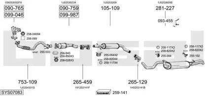 Глушитель BOSAL SYS07083