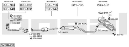 Глушитель BOSAL SYS07488