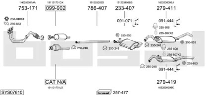 Глушитель BOSAL SYS07610