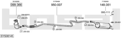 Глушитель BOSAL SYS08145