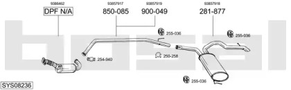 Глушитель BOSAL SYS08236