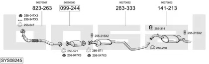 Глушитель BOSAL SYS08245