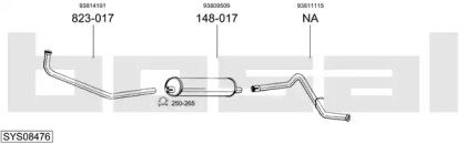 Глушитель BOSAL SYS08476