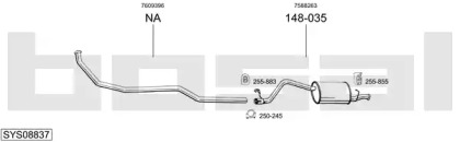 Глушитель BOSAL SYS08837
