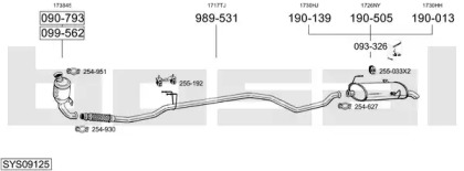 Глушитель BOSAL SYS09125