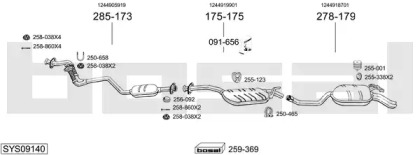 Глушитель BOSAL SYS09140