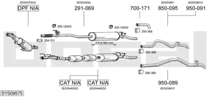 Глушитель BOSAL SYS09575