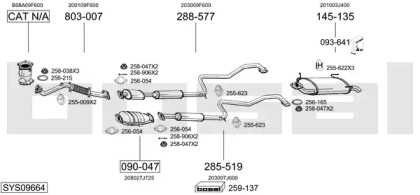 Глушитель BOSAL SYS09664