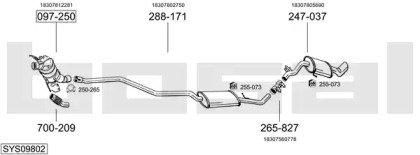 Глушитель BOSAL SYS09802