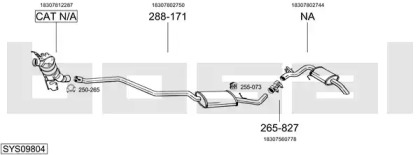 Глушитель BOSAL SYS09804