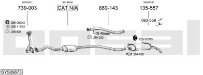 Глушитель BOSAL SYS09873