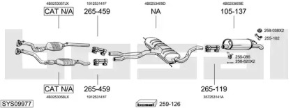 Глушитель BOSAL SYS09977