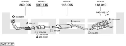 Глушитель BOSAL SYS10197