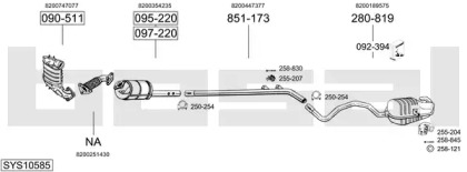 Глушитель BOSAL SYS10585