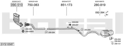 Глушитель BOSAL SYS10587