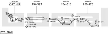 Глушитель BOSAL SYS10760