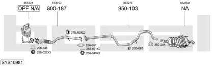 Глушитель BOSAL SYS10981