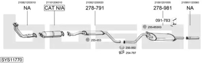 Глушитель BOSAL SYS11770