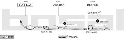 Глушитель BOSAL SYS11919