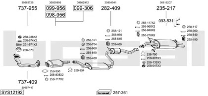 Глушитель BOSAL SYS12192