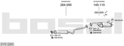 Глушитель BOSAL SYS12263