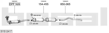 Глушитель BOSAL SYS12417